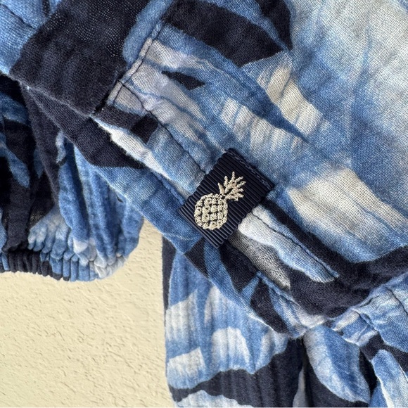 Tommy Bahama Blue Ruffled Tiered Sundress - Picture 8 of 14